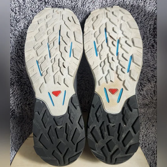 Salomon Outpulse Waterproof Trail Run Shoes Hiking Black Gray Mens Size 11 - Picture 8 of 9